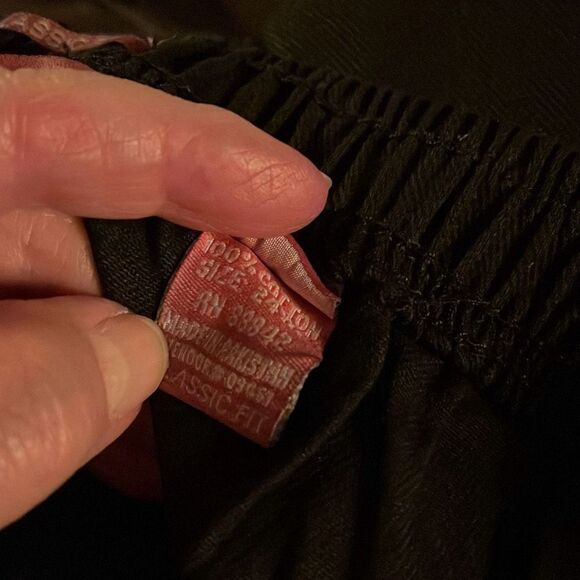 NWT Woman Within size 24WP classic fit 100% cotton pants. - Picture 4 of 5